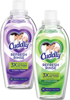 Cuddly-Refresh-Fabric-Rinse-850mL on sale
