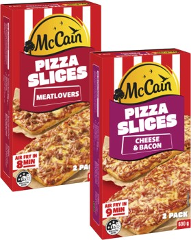 McCain-Pizza-Slices-2-Pack-600g on sale