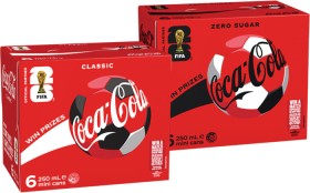 Coca-Cola-Soft-Drink-6x250mL on sale