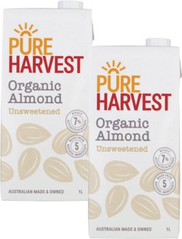 Pureharvest+Unsweetened+Almond+Milk+1+Litre