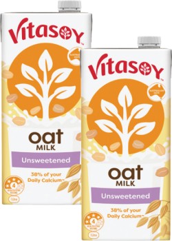 Vitasoy+Unsweetened+Oat+Milk+1+Litre