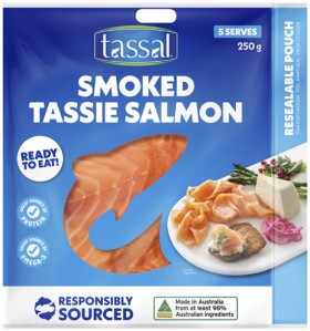 Tassal-Smoked-Salmon-250g on sale