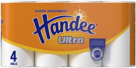 Handee-Ultra-Paper-Towel-4-Pack on sale