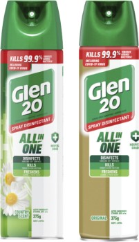 Glen+20+Disinfectant+Spray+Original+or+Country+Scent+375g