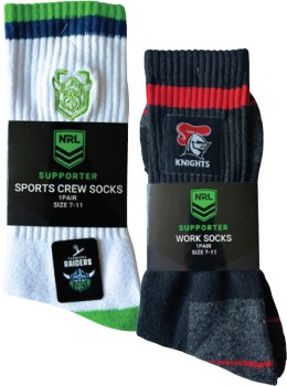 NRL+Crew+Sport+Socks+or+Work+Socks