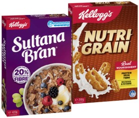 Kellogg%26rsquo%3Bs+Nutri%E2%80%91Grain+290g%2C+Sultana+Bran+420g+or+Original+Special+K+300g