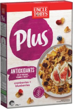 Uncle+Tobys+Plus+Cereal+620%E2%80%91705g+Selected+Varieties