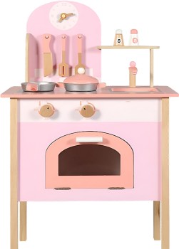Wonder-Co-Home-Wooden-Kitchen-Pink on sale