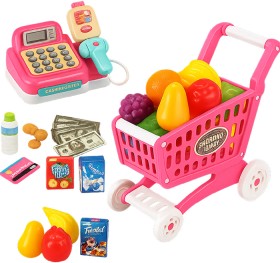 Wonder+Co.+Play+Pink+Trolley+%26amp%3B+Register+Set