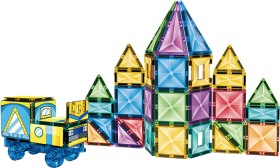 Wondermags+Magnetic+Tiles+Train+Set+%28120pcs%29