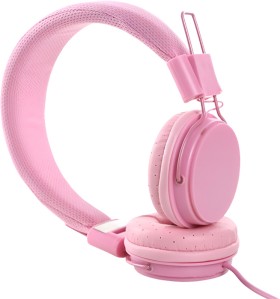 Spacetech-Foldable-Wired-Headset-Pink on sale