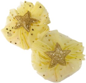 Fab+You%21+Yellow+Star+Hairclips+2+Pack