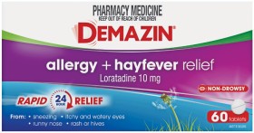 Demazin+Allergy+%2B+Hayfever+Relief+Non-Drowsy+60+Tablets