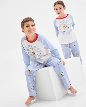 Family-Matching-Australian-Cotton-Easter-Younger-Kids-Pyjama-Set-Bluey on sale