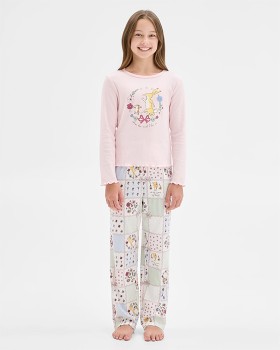 Sibling-Matching-Australian-Cotton-Older-Girls-Pyjama-Set-Guess-How-Much-I-Love-You-Too on sale