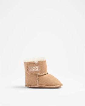 UGG-Baby-Sheepskin-and-Leather-Slipper-Boot on sale