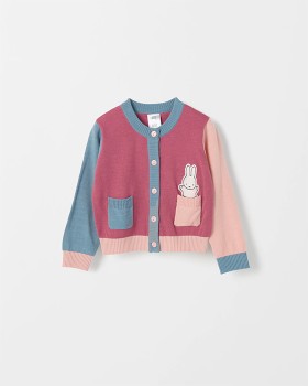 Miffy-Long-Sleeve-Knit-Cardigan on sale