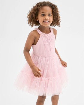 Sleeveless+Halter+Neck+Tulle+Occasion+Dress