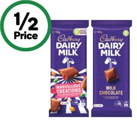 Cadbury-Dairy-Milk-Marvellous-Creations-or-Bubbly-Chocolate-Blocks-150-190g on sale