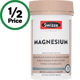 Swisse-Ultiboost-Magnesium-Tablets-Pk-200 on sale
