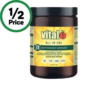 Vital-All-In-One-Daily-Health-Supplement-Powder-Lemon-Ginger-240g on sale