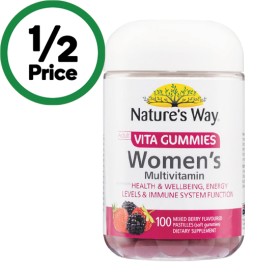 Natures-Way-Adult-Vita-Gummies-Womens-Multivitamin-Pk-100 on sale