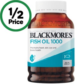 Blackmores-Fish-Oil-1000-Omega-3-Capsules-Pk-400 on sale