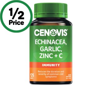 Cenovis-Echinacea-Garlic-Zinc-C-Tablets-Pk-125 on sale