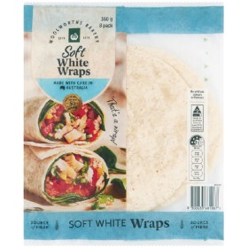 Woolworths+White+or+Wholegrain+Wraps+360g+Pk+8