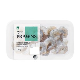 Woolworths+Chilled+Raw+Prawns+220g