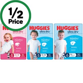 Huggies+Ultra+Dry+Nappies+Pk+30-54