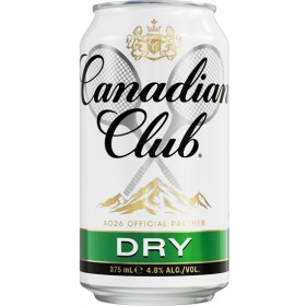Candian+Club+%26amp%3B+Dry+Cans+6x375mL