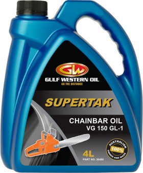 Gulf-Western-Oil-Supertak-Chainbar-Oil-4L on sale