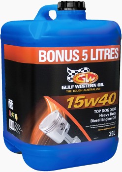 Gulf+Western+Oil+Top+Dog+XDO+Diesel+15W-40+CI-4+25L