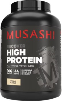 Musashi-High-Protein-Vanilla-2kg on sale