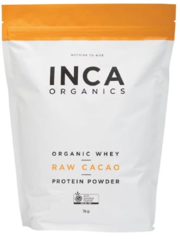 Inca+Organics+Organic+Whey+Raw+Cacao+Protein+Powder+1kg