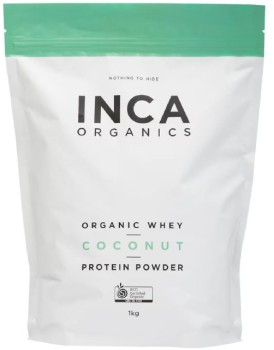Inca-Organics-Organic-Whey-Coconut-Protein-Powder-1kg on sale