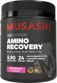 Musashi-Amino-Recovery-Powder-Watermelon-350g on sale