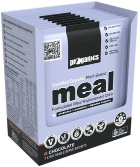 Proganics-Organic-Plant-Based-Meal-Replacement-Chocolate-350g on sale