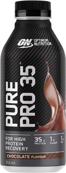 Optimum+Nutrition+Pure+Pro+35+Protein+Shake+Chocolate+355ml