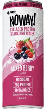 ATP-Science-Noway-Collagen-Protein-Water-Sparkling-Water-Mixed-Berry-355ml on sale