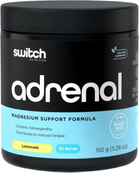 Switch-Nutrition-Adrenal-Magnesium-Support-Formula-Lemonade-150g on sale