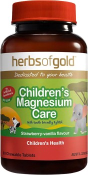 Herbs+of+Gold+Childrens+Magnesium+Care+60+Tablets