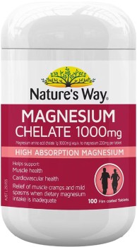 Nature%26%23039%3Bs+Way+Magnesium+Chelate+1000mg+100+Tablets