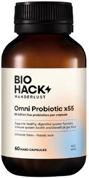 BioHack-Wanderlust-Omni-Probiotic-x55-60-Capsules on sale