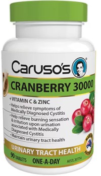Carusos-Cranberry-30000-High-Potency-90-Tablets on sale