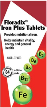 Floradix-Iron-Plus-84-Tablets on sale