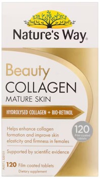 Natures-Way-Beauty-Collagen-Mature-Skin-120-Tablets on sale
