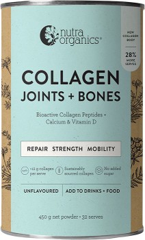 Nutra+Organics+Collagen+Joints+%26amp%3B+Bones+Powder+450g