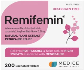 Remifemin+Menopause+Symptom+Relief+200+Tablets